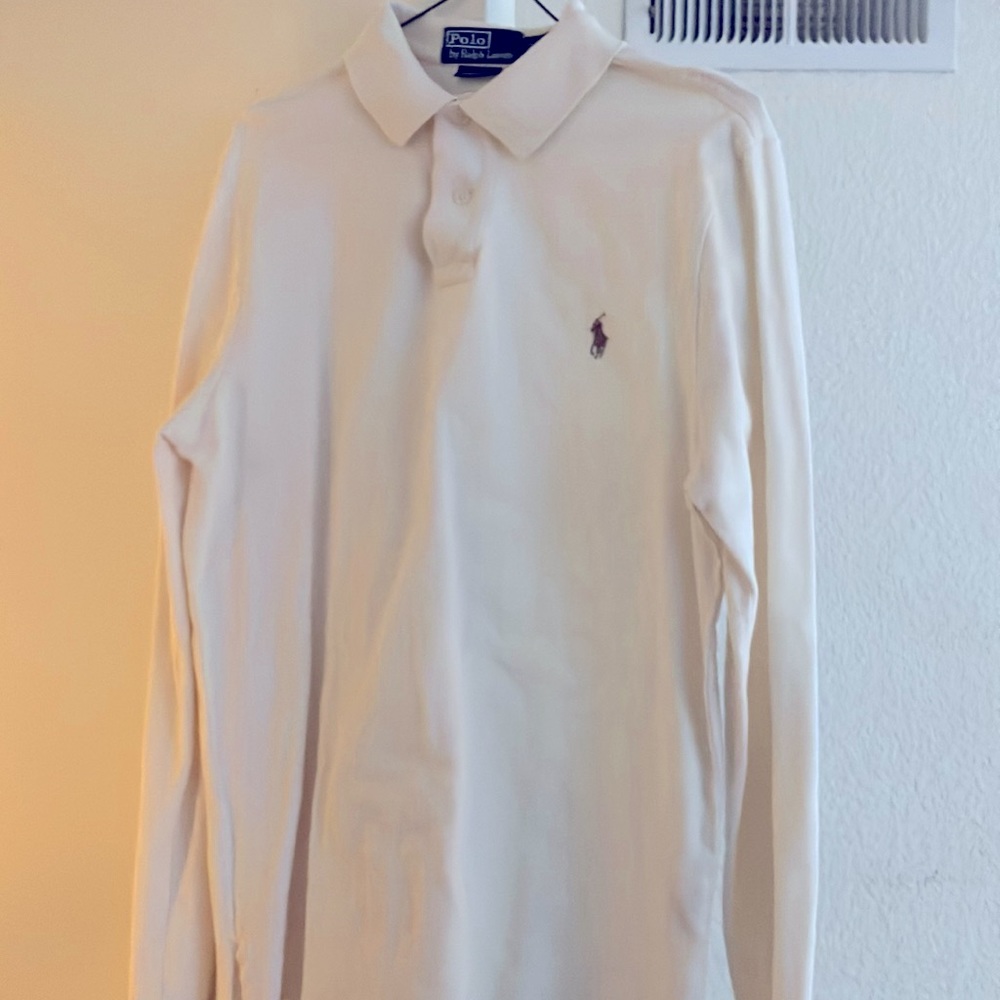 Medium Polo Ralph Lauren Long Sleeve (cream)